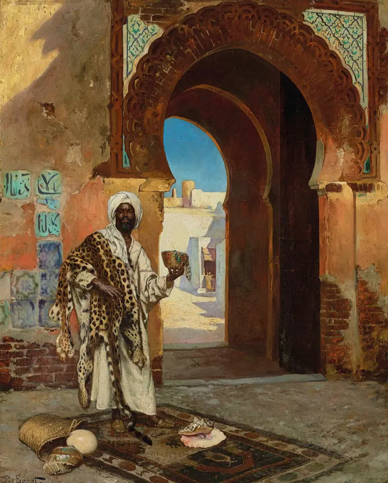 Der Muschelhändler von Rudolf Ernst