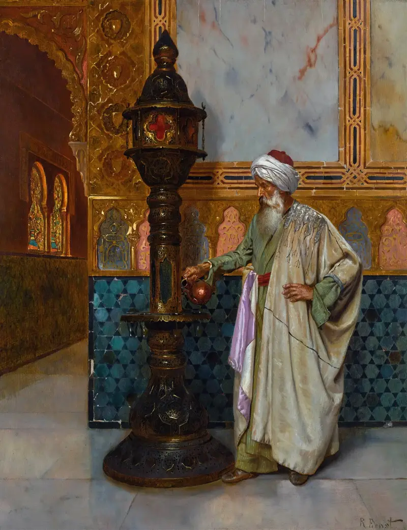 Péče o lampu, Rudolf Ernst