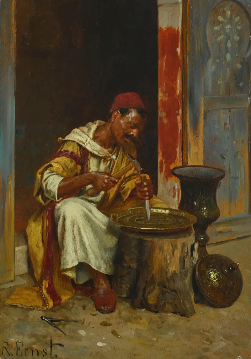Der Messingarbeiter von Rudolf Ernst