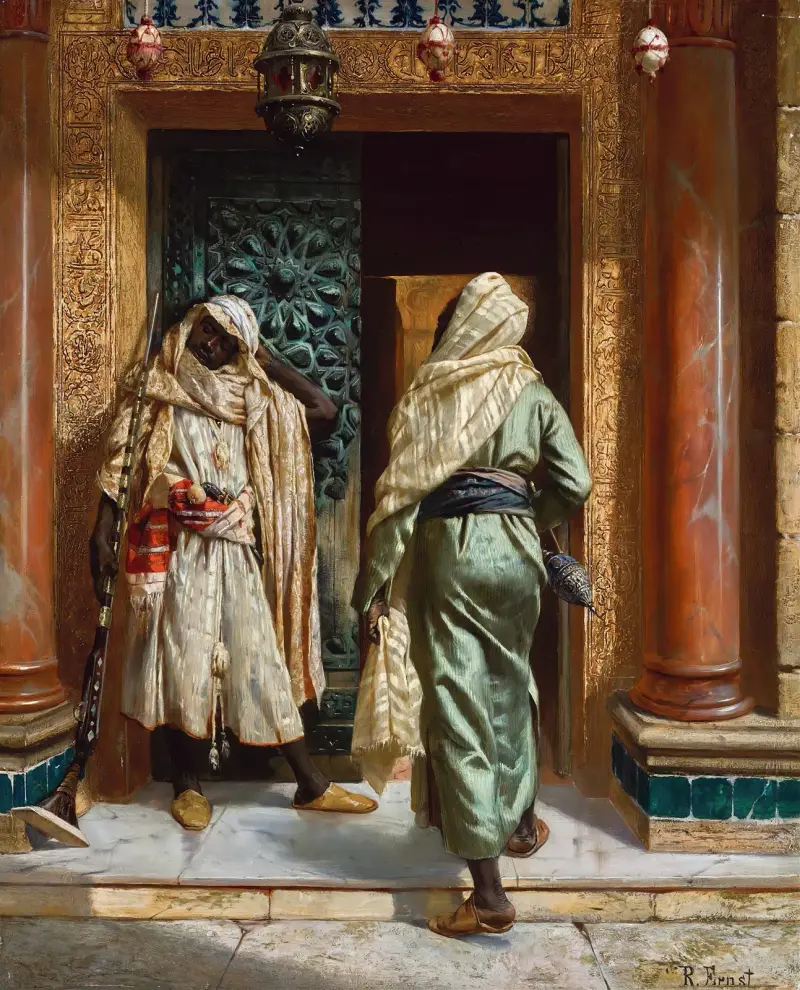 Spící strážce, Rudolf Ernst