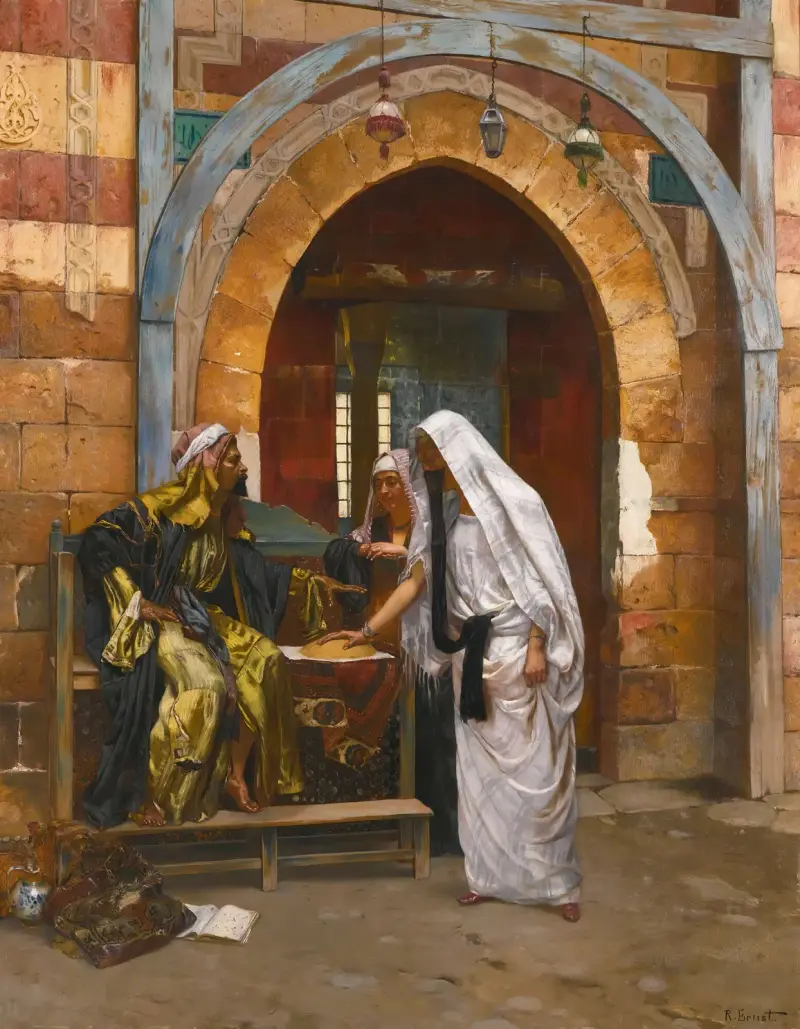 Die Wahrsagerin von Rudolf Ernst