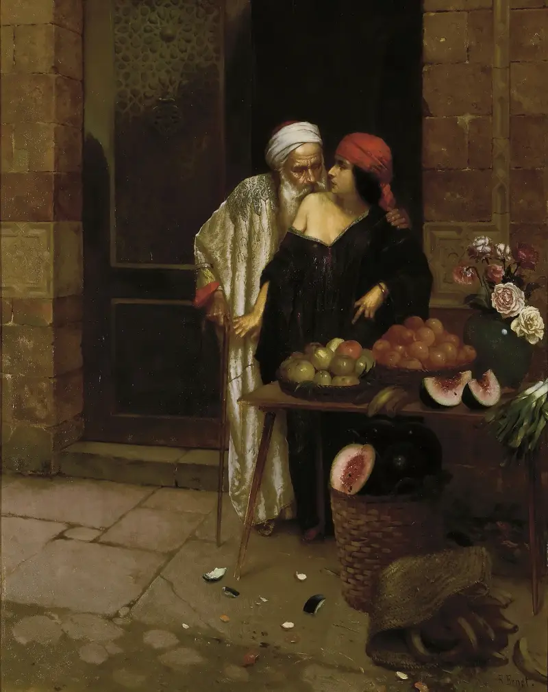Der Orangenverkäufer von Rudolf Ernst