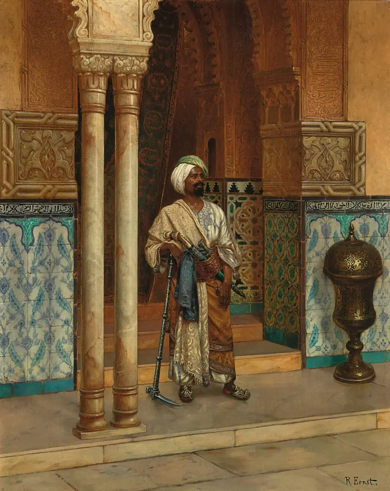 Die Palastwache von Rudolf Ernst