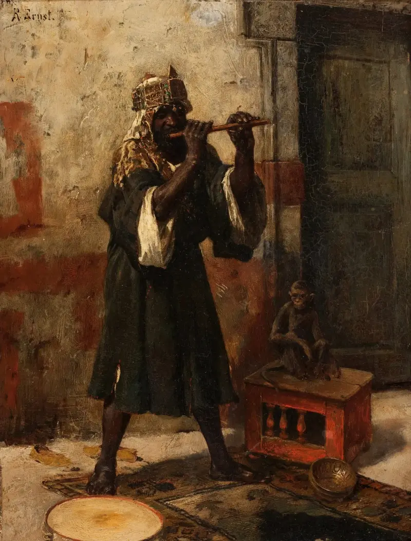 Der Schlangenbeschwörer von Rudolf Ernst