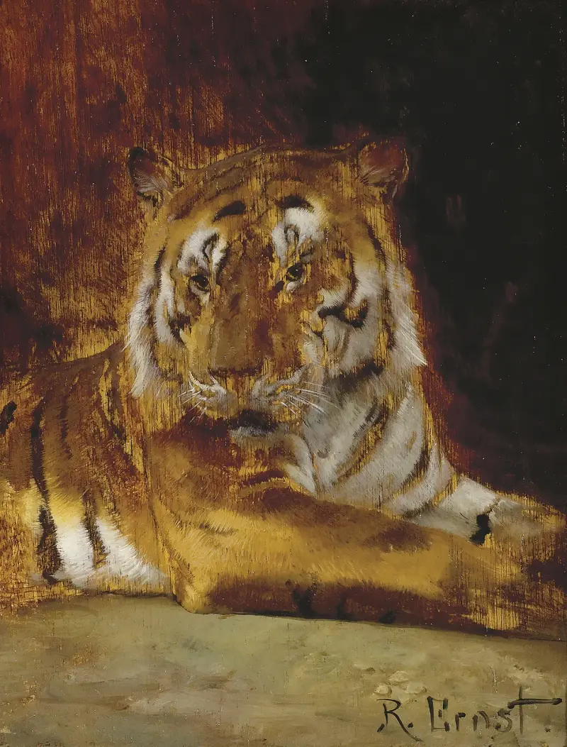 Tiger von Rudolf Ernst