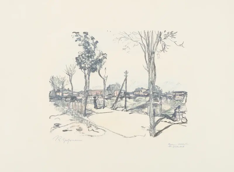 Berlins förstad vid Zehlendorf (Utanför Berlin) av Rudolf Grossmann