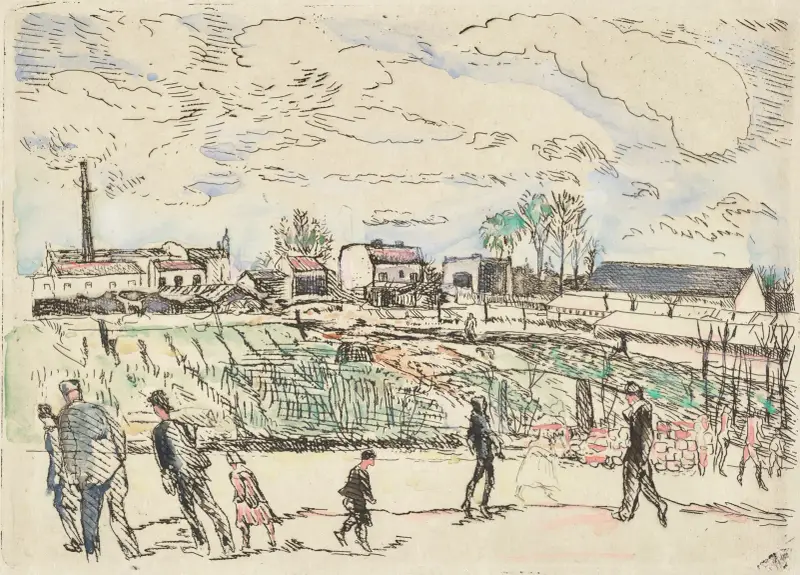 Berlins förstad Machnow av Rudolf Grossmann