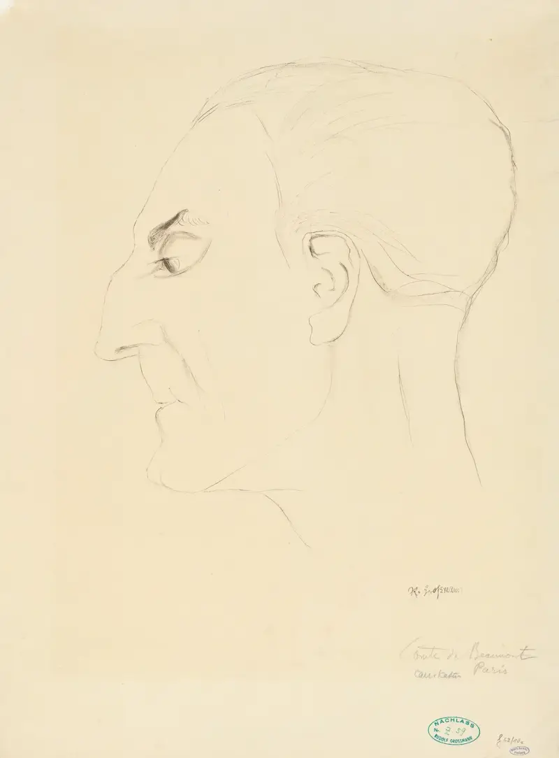 Comte de Etienne Beaumont Paris av Rudolf Grossmann
