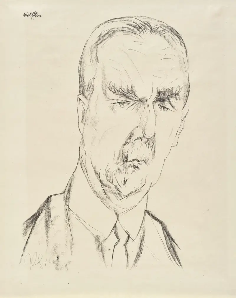Heinrich Wölfflin av Rudolf Grossmann