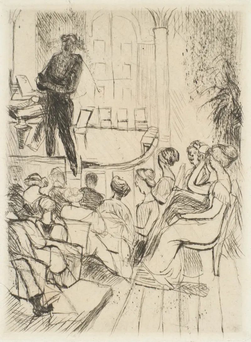 Liederabend Ludwig Wüllner von Rudolf Grossmann