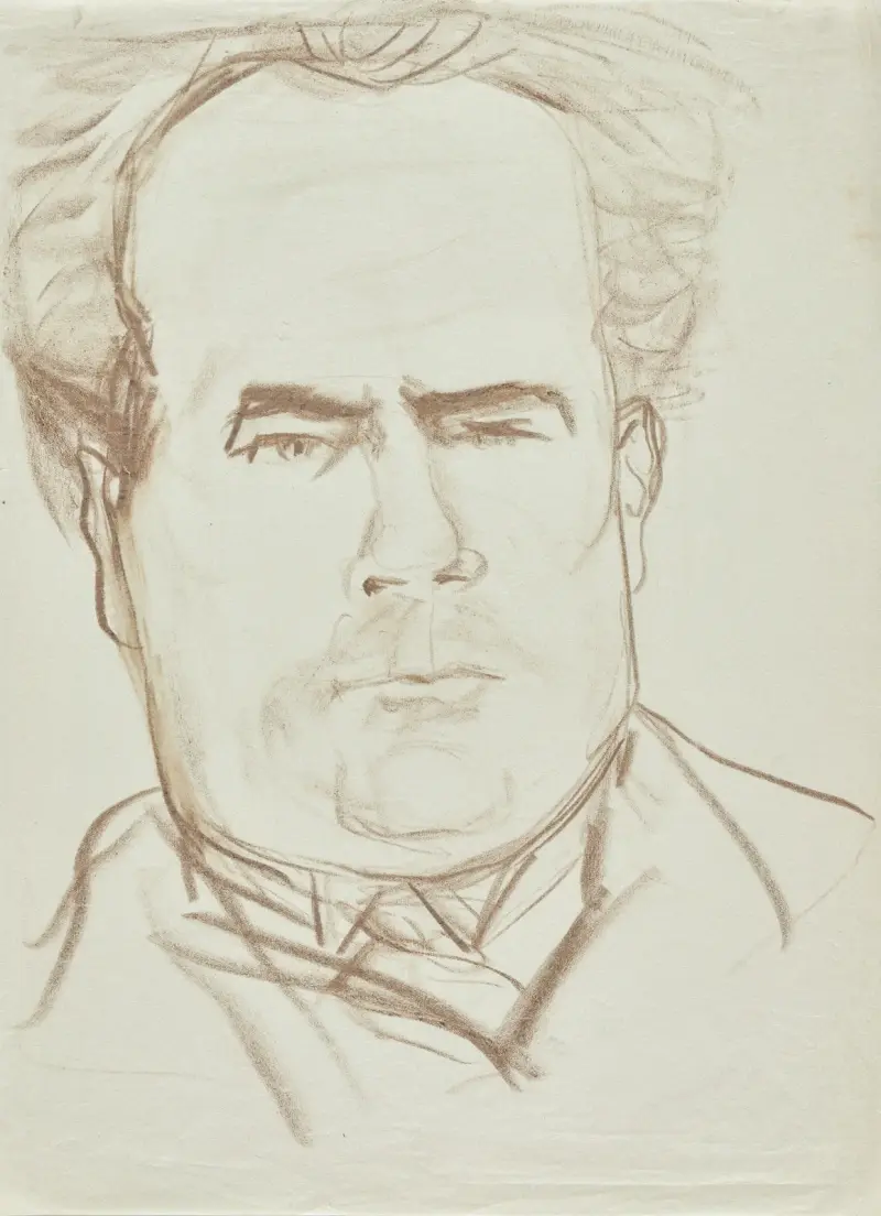 Porträtt av man av Rudolf Grossmann
