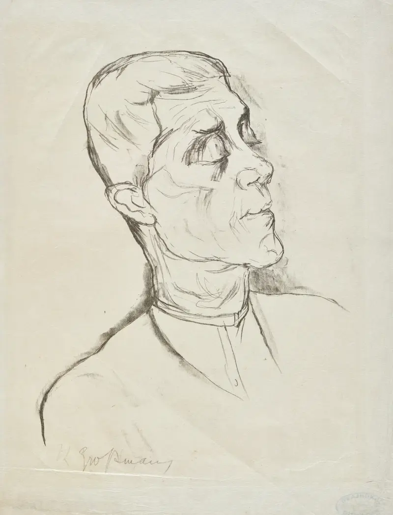 Oskar Kokoschka av Rudolf Grossmann