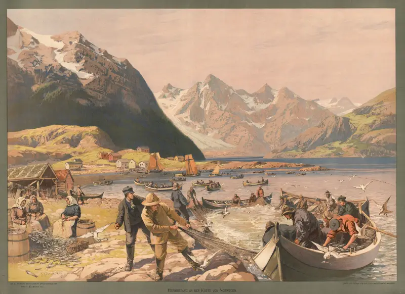 Europa – Heringsfang an der Küste von Norwegen av Rudolf Hellgrewe