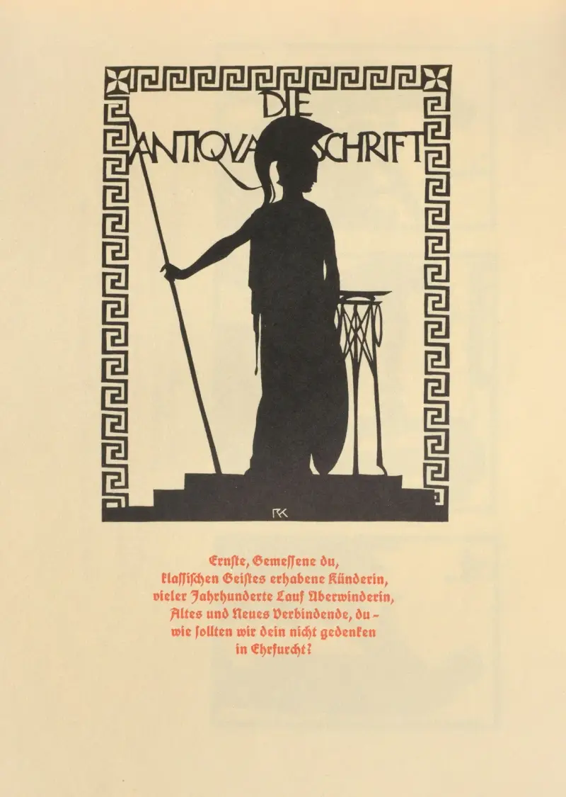 Die Schriftgiesserei im Schattenbild Pl.20 av Rudolf Koch