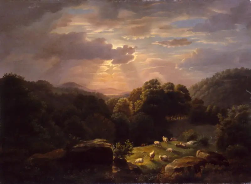 Krajina s ovcemi, Robert S. Duncanson