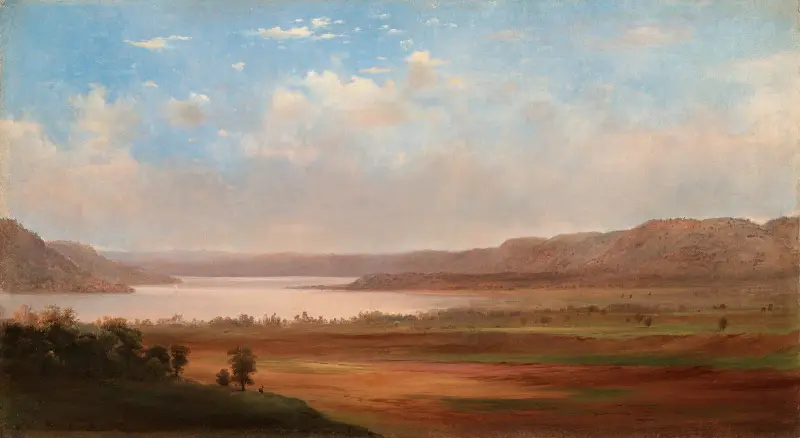 View of Lake Pepin, Minnesota av Robert S. Duncanson