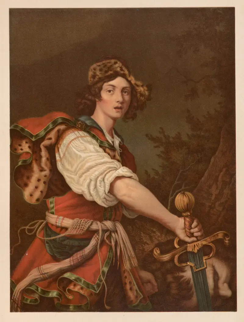David med Goliaths huvud av Jan Ladislaw Sýkora
