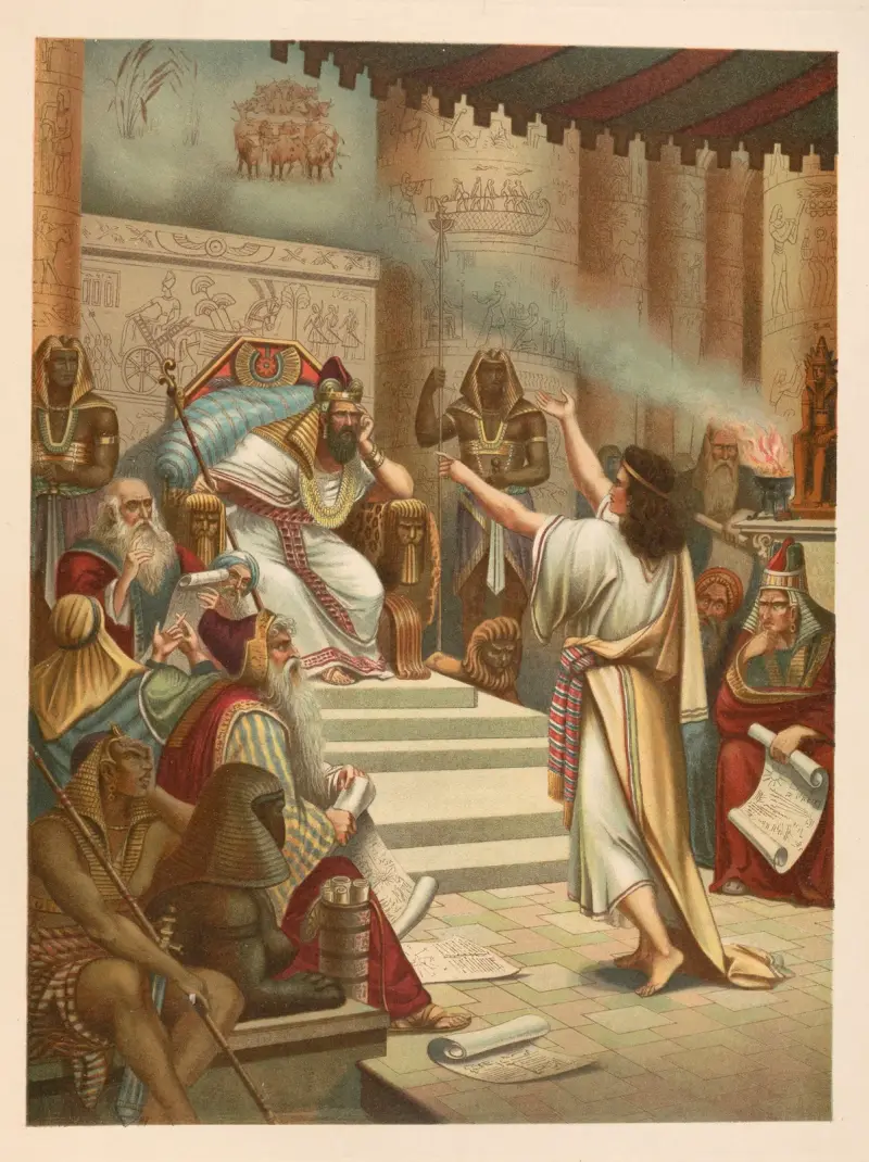 Joseph deutet die Träume des Pharao von Jan Ladislaw Sýkora