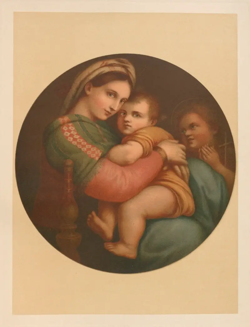 Madonna della Sedia av Jan Ladislaw Sýkora