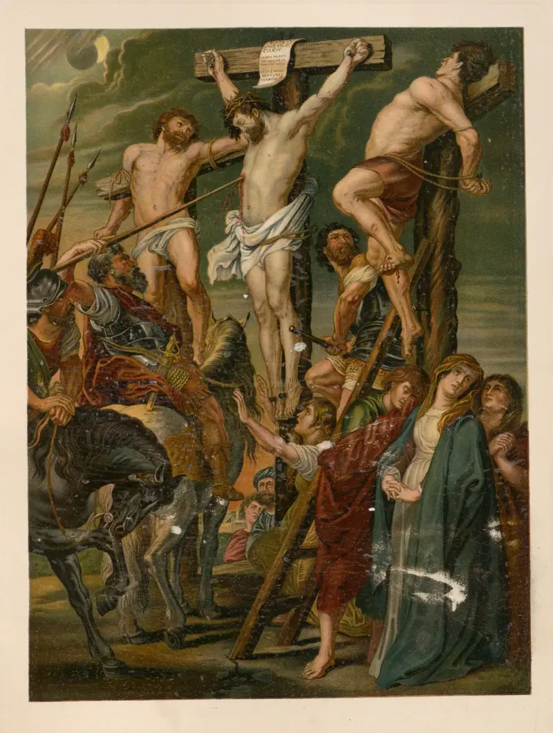 Die Durchbohrung mit dem Speer von Jan Ladislaw Sýkora