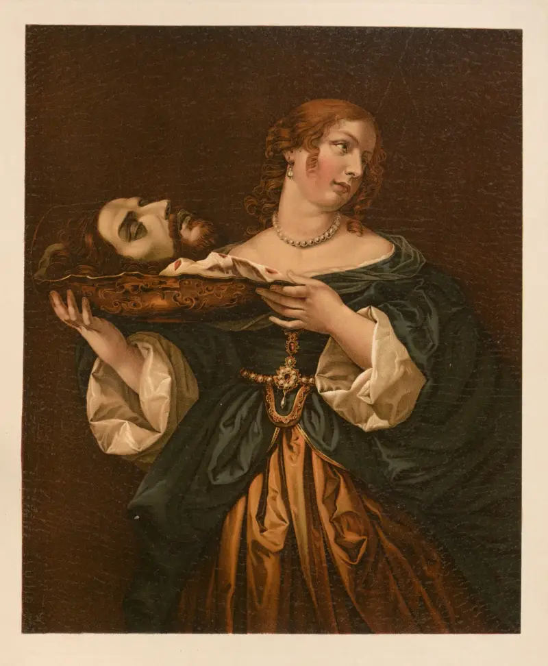 Salome med Johannes Döparens huvud av Jan Ladislaw Sýkora
