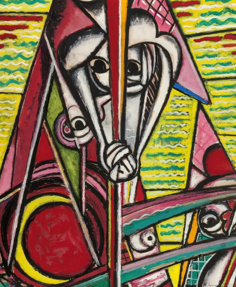 Kubistische Komposition von Henry Lyman Saÿen