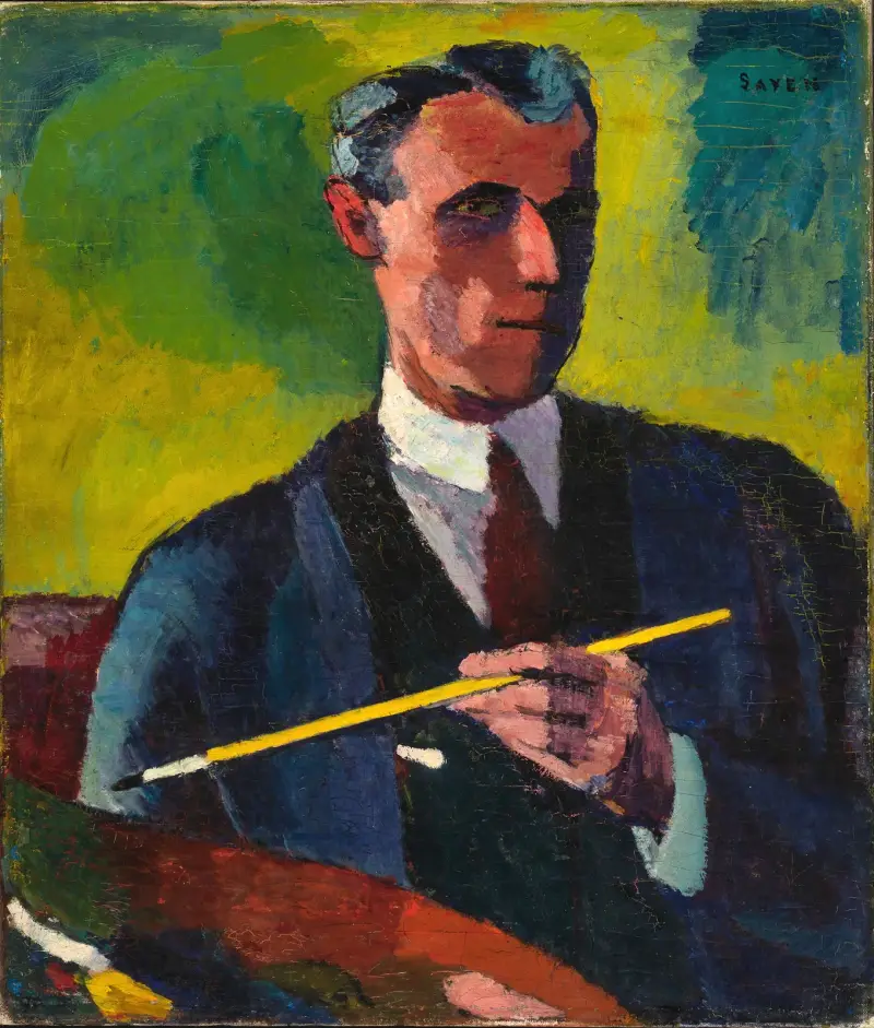 Autoportrét, Henry Lyman Saÿen