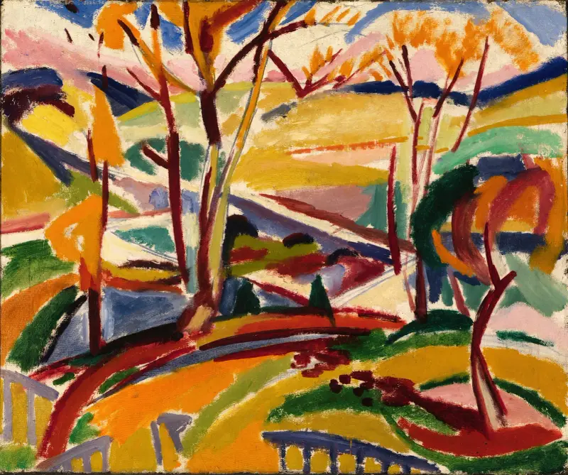 Valley Falls I von Henry Lyman Saÿen