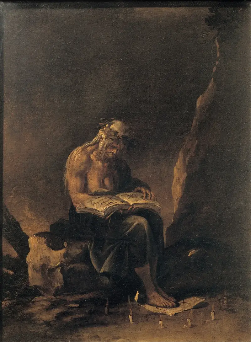 En häxa av Salvator Rosa