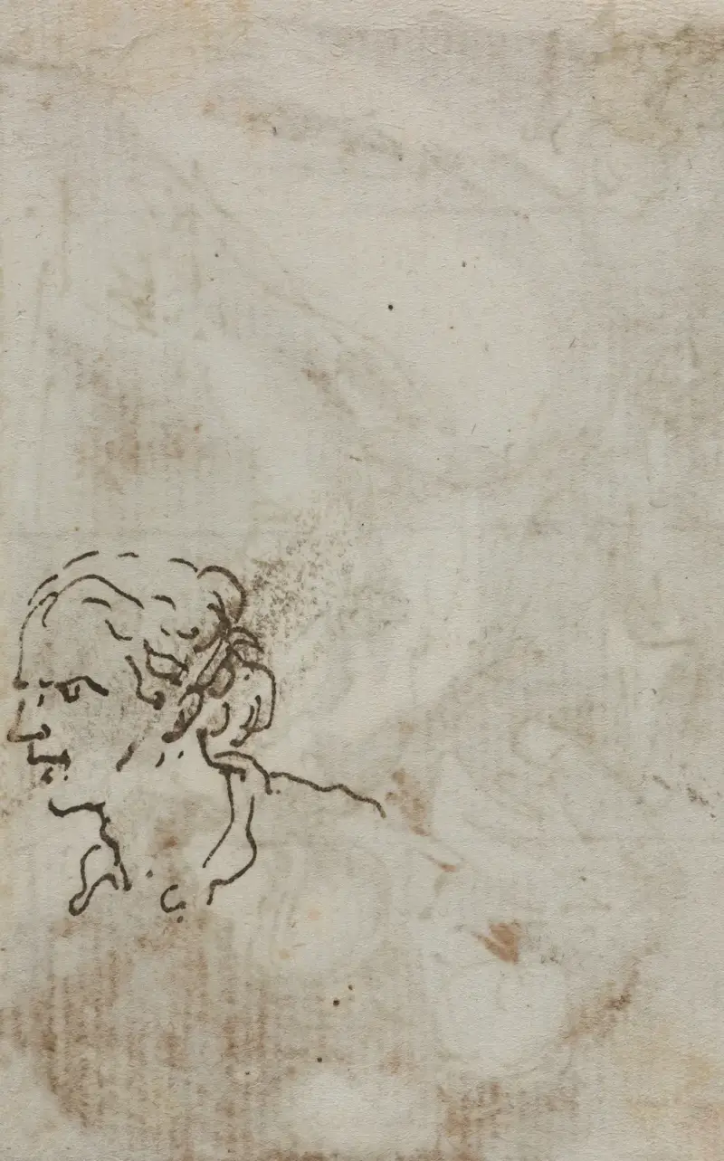 Figurstudier (verso), 1640 – Nr. 2, Salvator Rosa