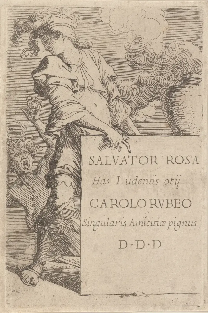 Titelblatt zur ‚Figurine Series‘ von Salvator Rosa