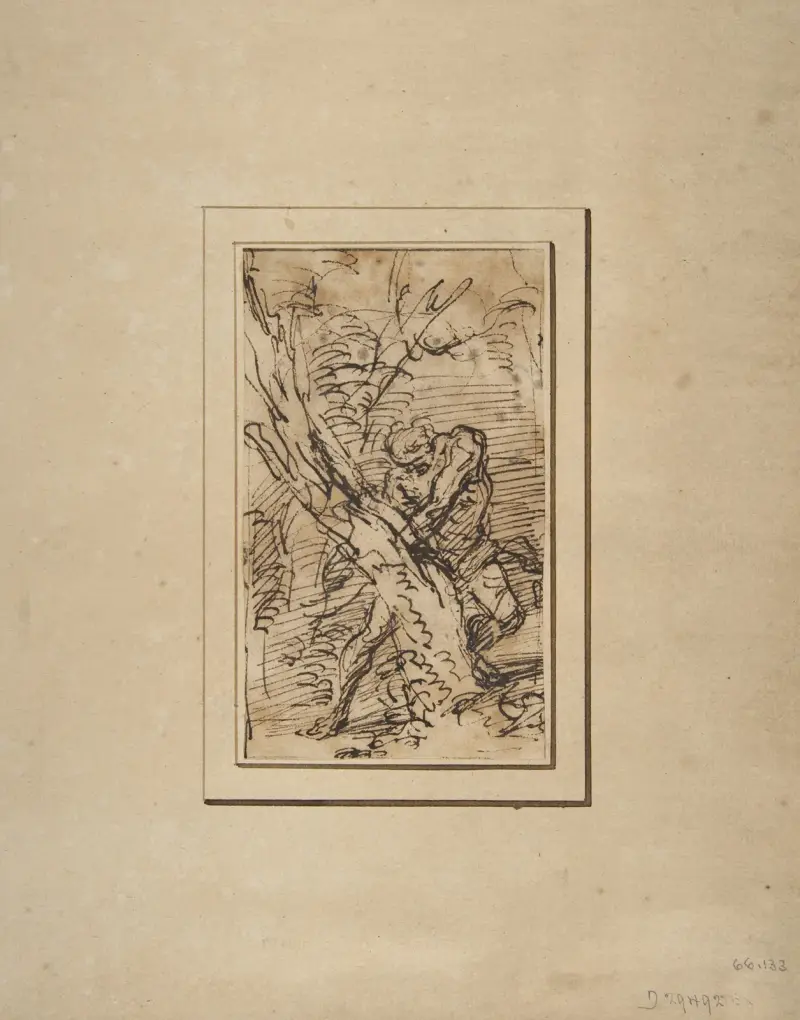 Milo von Kroton von Salvator Rosa