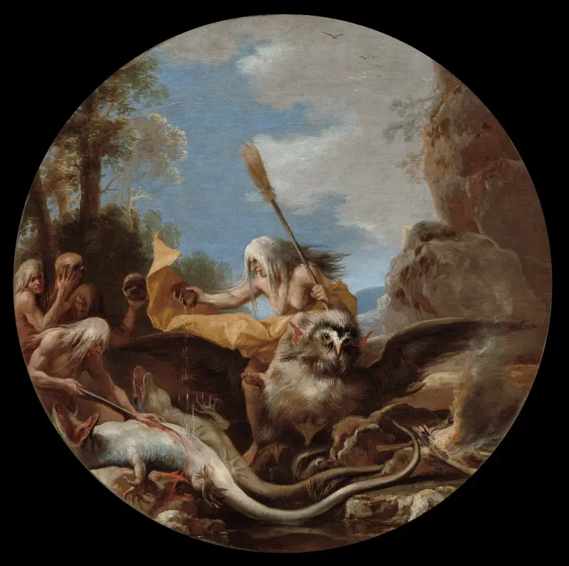 Scenes of Witchcraft, Day av Salvator Rosa