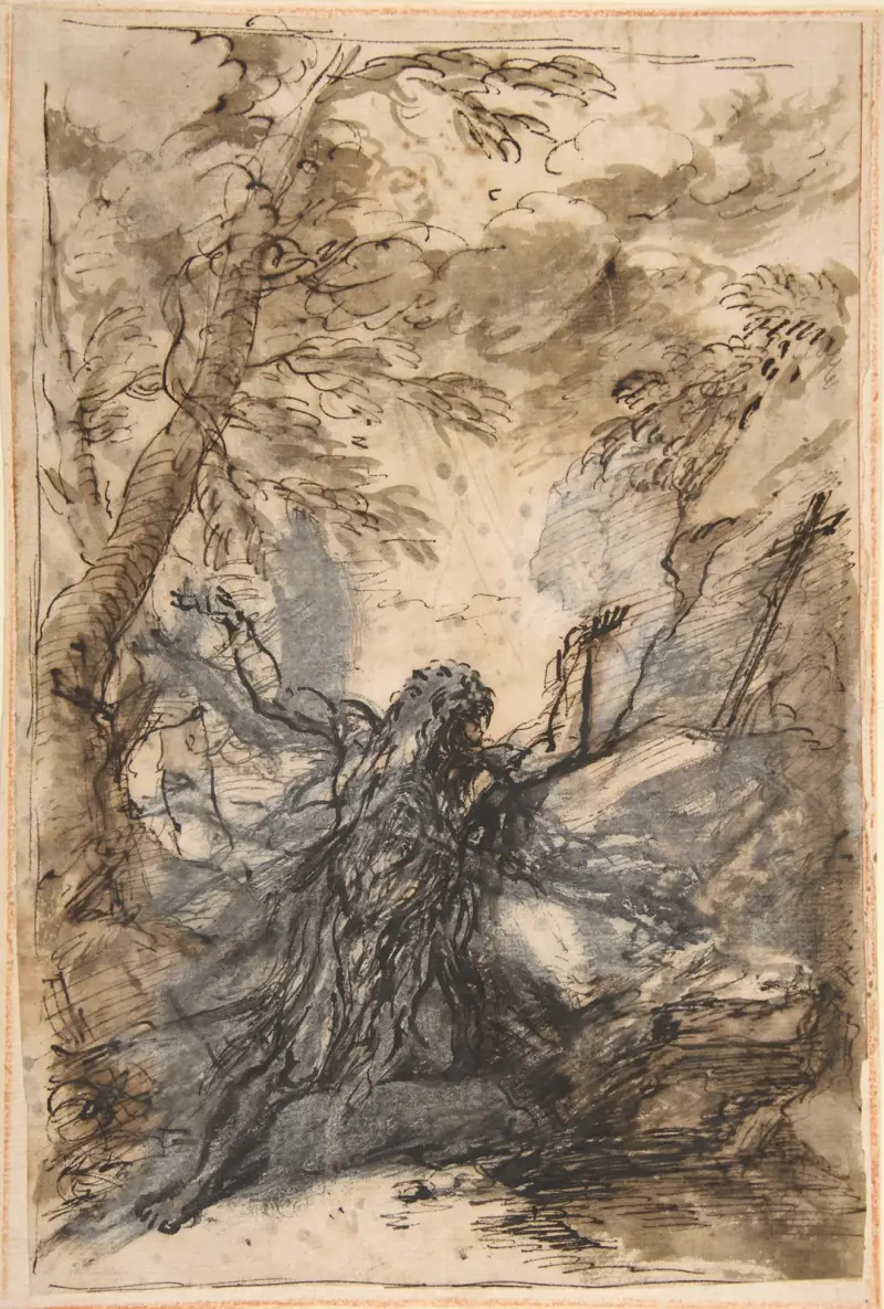 Der heilige Paulus als Eremit von Salvator Rosa