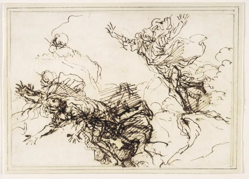 Studien zu Empedokles' Tod von Salvator Rosa