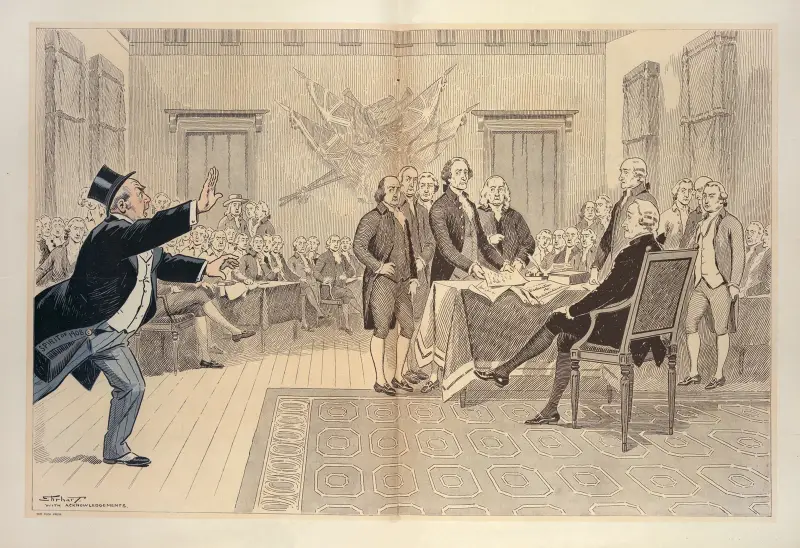 Don’t sign that declaration, gentlemen! You’ll hurt business! av Samuel Ehrhart