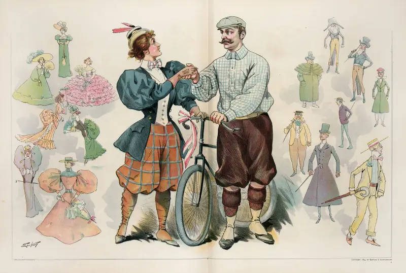 The bicycle – the great dress reformer of the nineteenth century! av Samuel Ehrhart