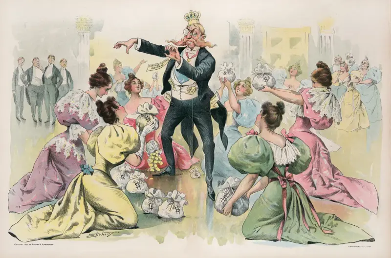 The European Svengali and the trilbys of the ‘four hundred’ – he hypnotizes ’em every time! av Samuel Ehrhart