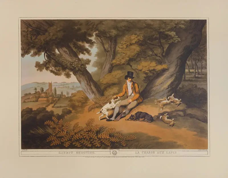 Střelba na králíky, Samuel Howitt