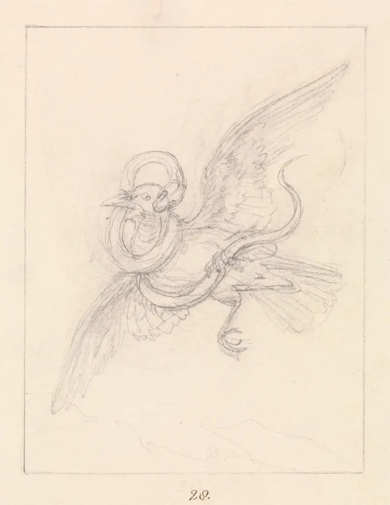 Raven and Snake, Samuel Howitt