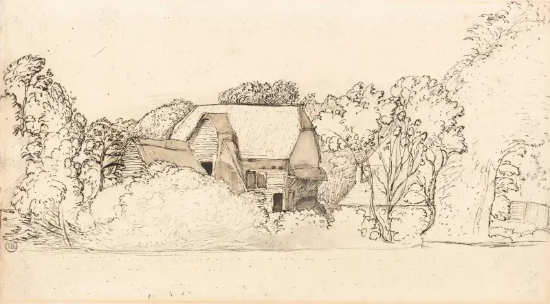 En gammal lada vid Shoreham av Samuel Palmer