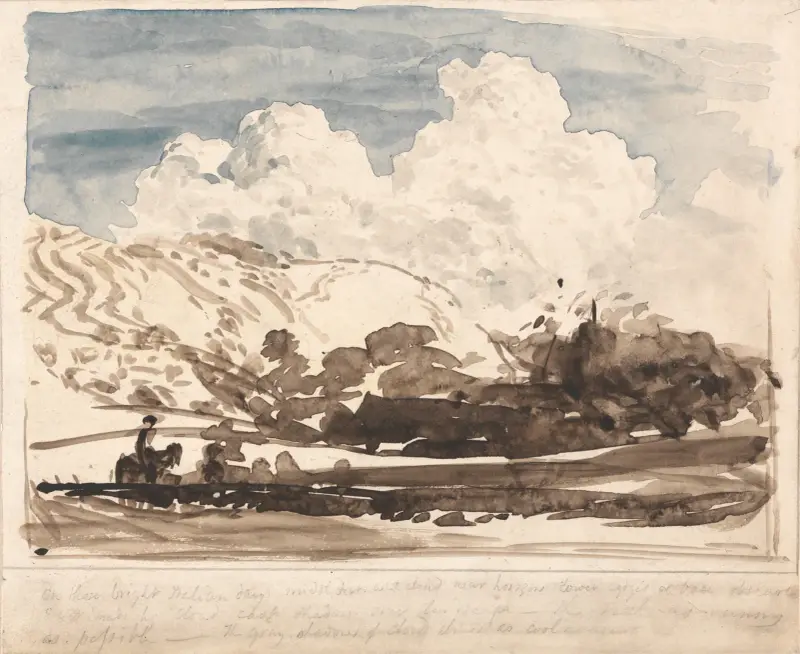 Die helle Wolke von Samuel Palmer