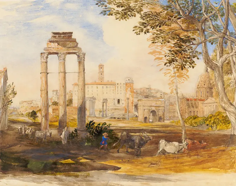 Das Forum, Rom von Samuel Palmer