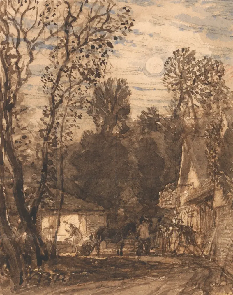 The Wayside Smithy, Samuel Palmer