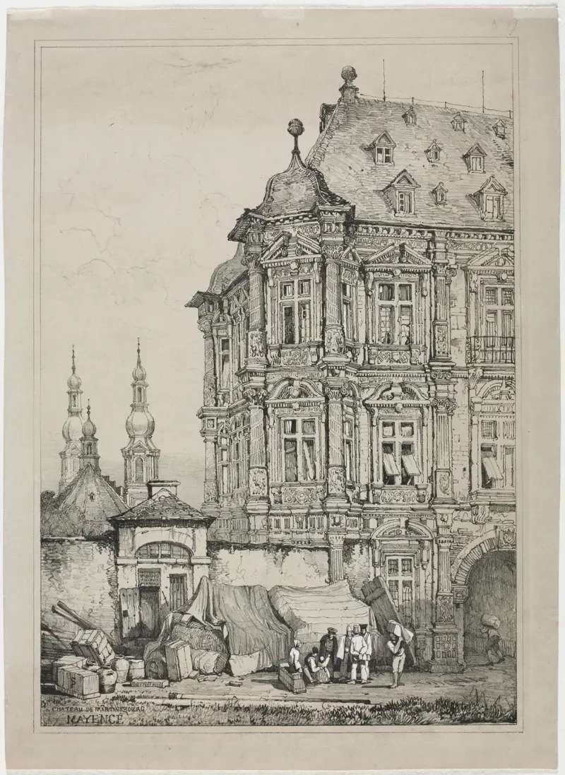 Castle of Martinsburg, Mainz, Germany av Samuel Prout