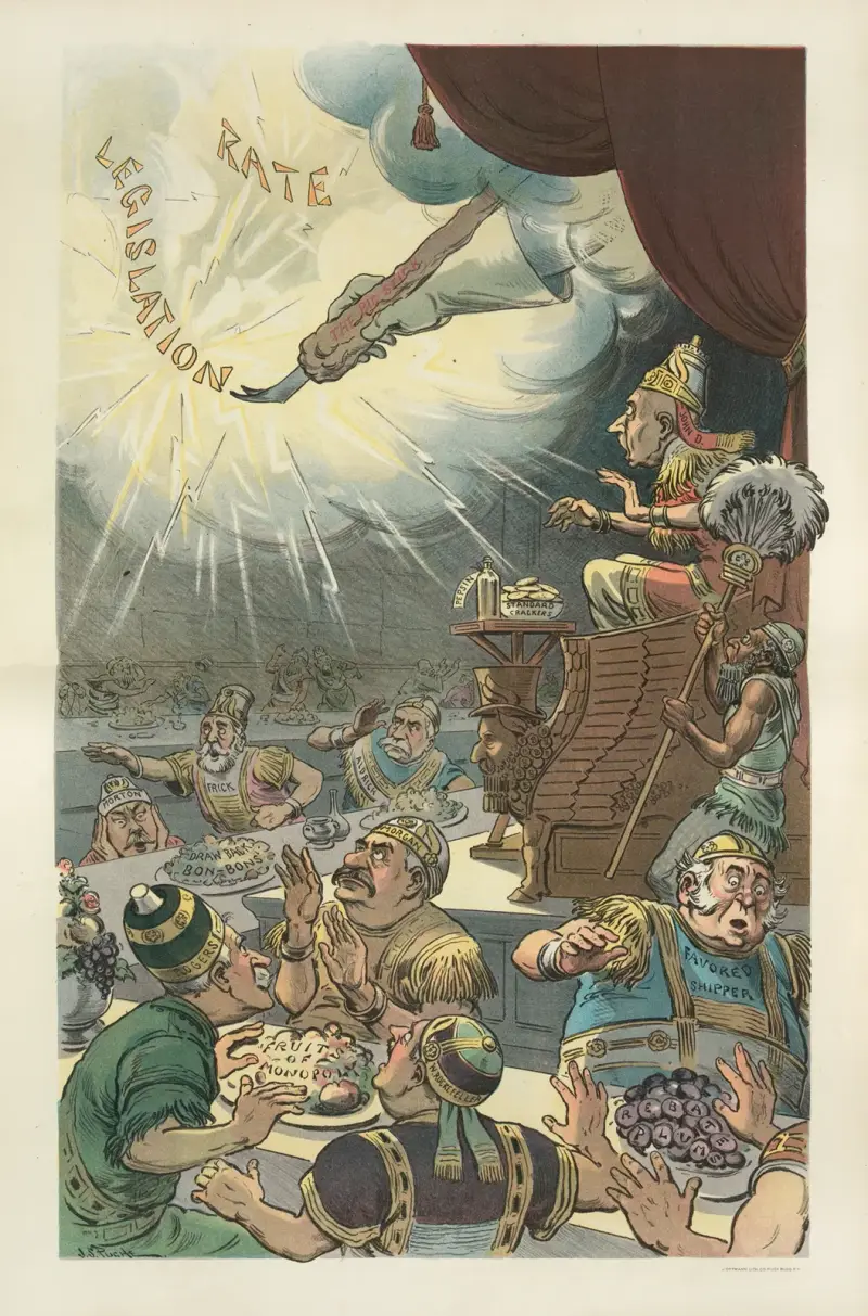 Belsazars Gastmahl von John Samuel Pughe