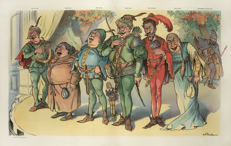 Avskedsceremoni för Robbin' Hood och hans glada män av John Samuel Pughe