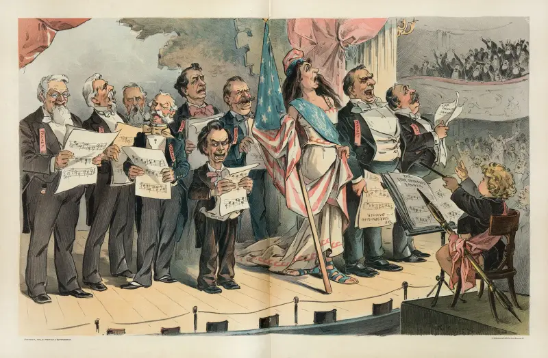 Fredsjubileum för American Union Glee Club av John Samuel Pughe