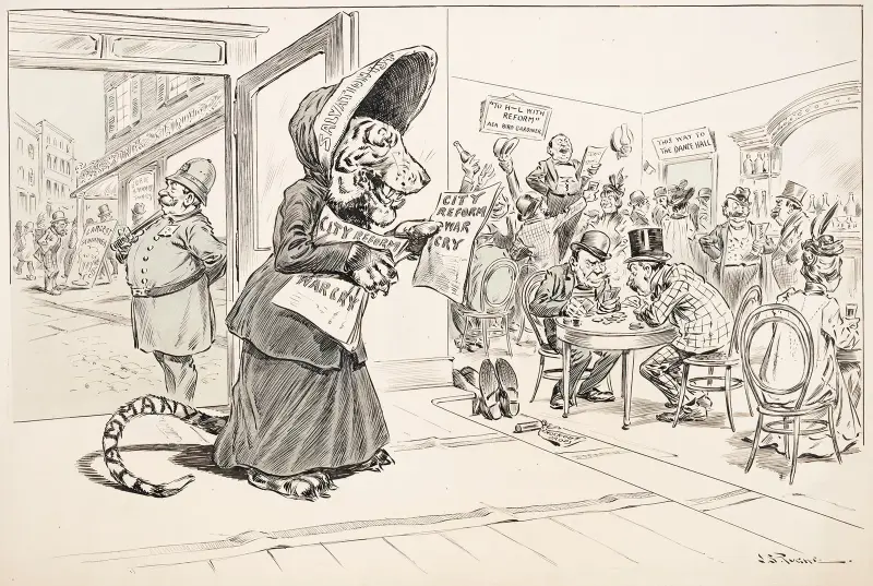 The Inside Situation in Tammany Hall in 1903 av John Samuel Pughe