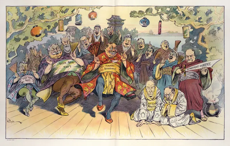 ‘The Mikado’ – second and last act av John Samuel Pughe